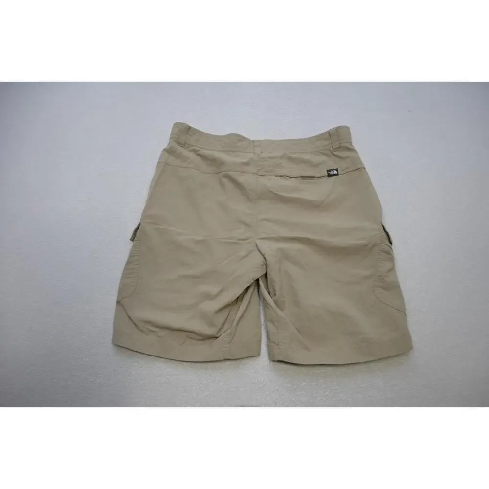The‎ North Face Cargo Shorts Nylon Beige Fishing Hiking Mens Size 34